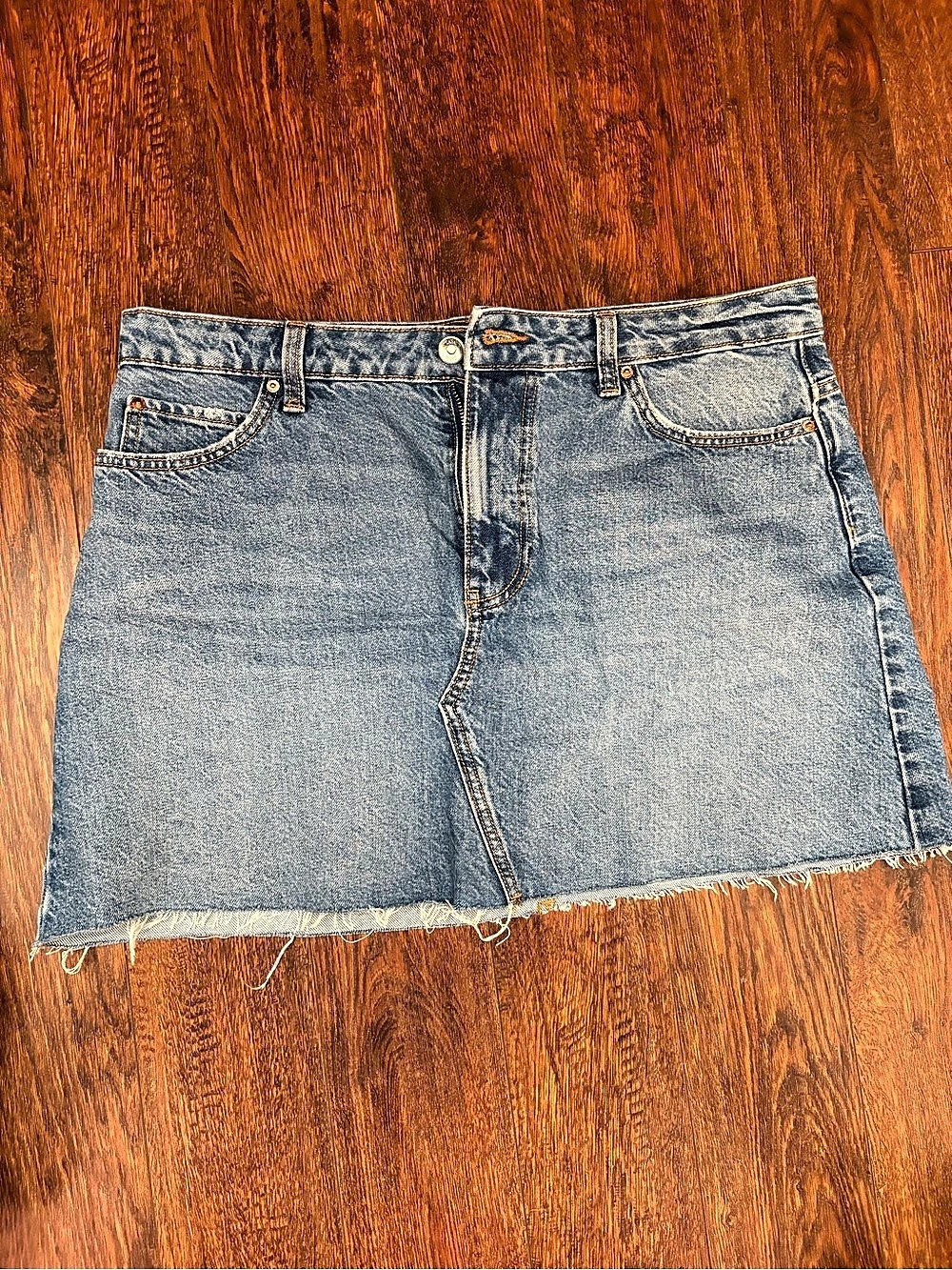 Zara Women's Denim Jean Shorts Waist 30 Blue